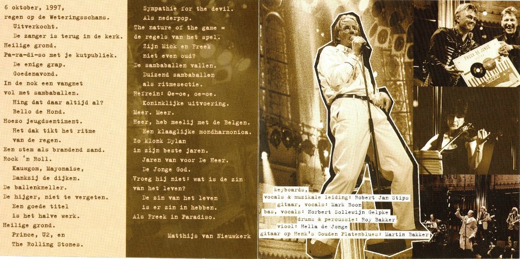 Freek de Jonge & Stips – Rapsodia (2CD met Bonus CD) – 1998, Gebruikt, Cabaret of Kleinkunst, Inclusief doosje, Ophalen of Verzenden