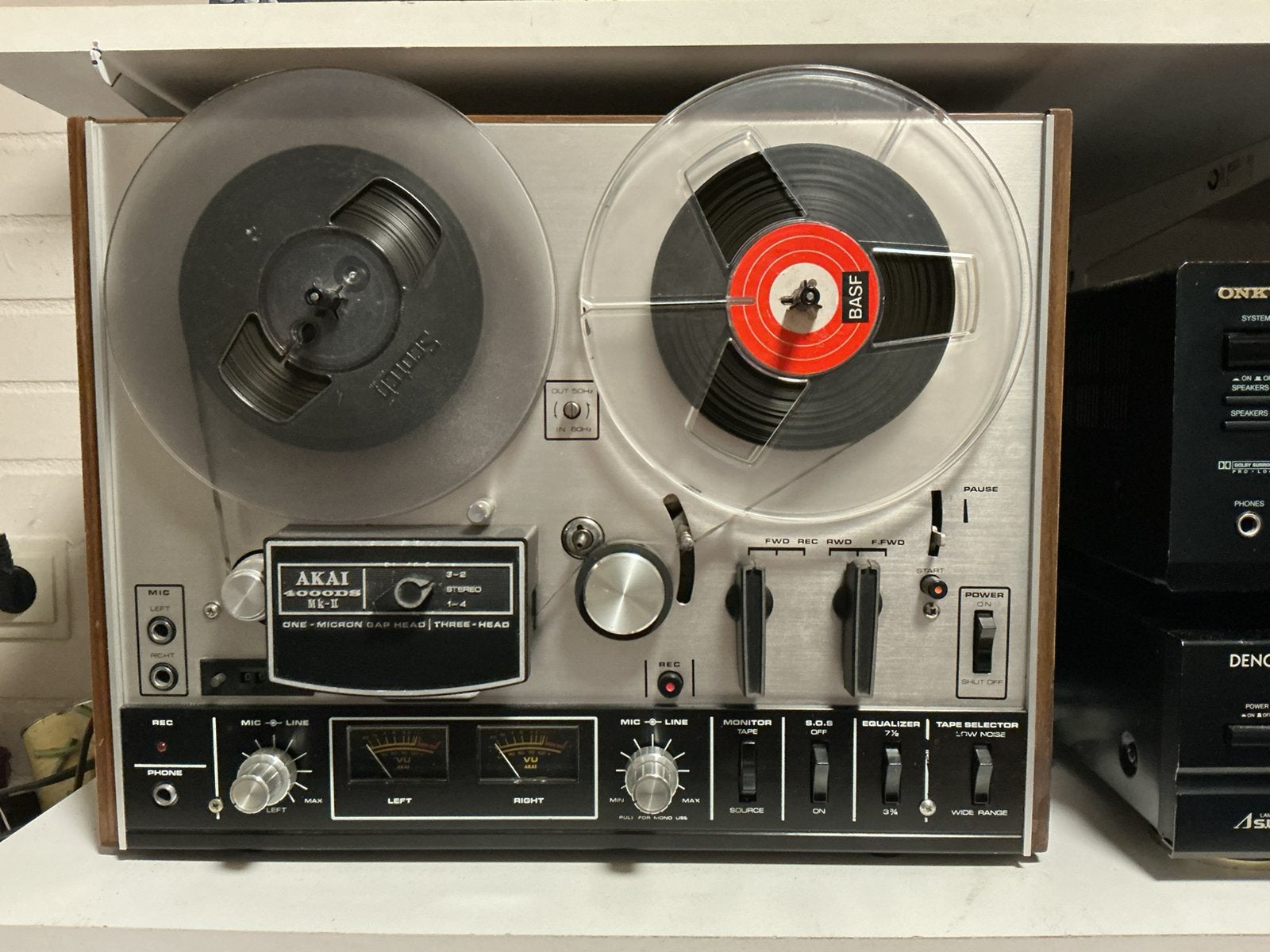 Akai 4000ds bandrecorder, Ophalen, Bandrecorder