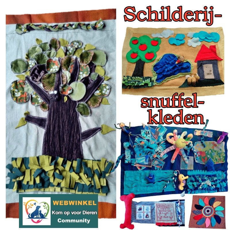 Prachtig snuffelkleed, snuffelmat, hersenwerk, speeltjes ed, Ophalen of Verzenden, Nieuw