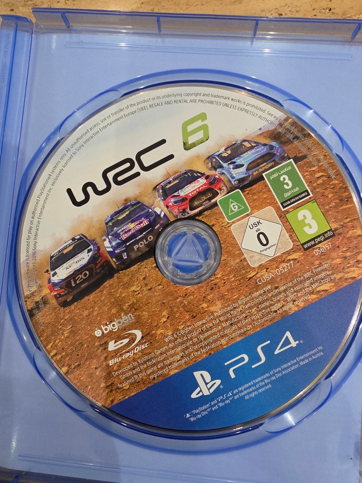 WRC 6 PS4 - Rally Race Game, 1 speler, Racen en Vliegen, Ophalen of Verzenden, Zo goed als nieuw