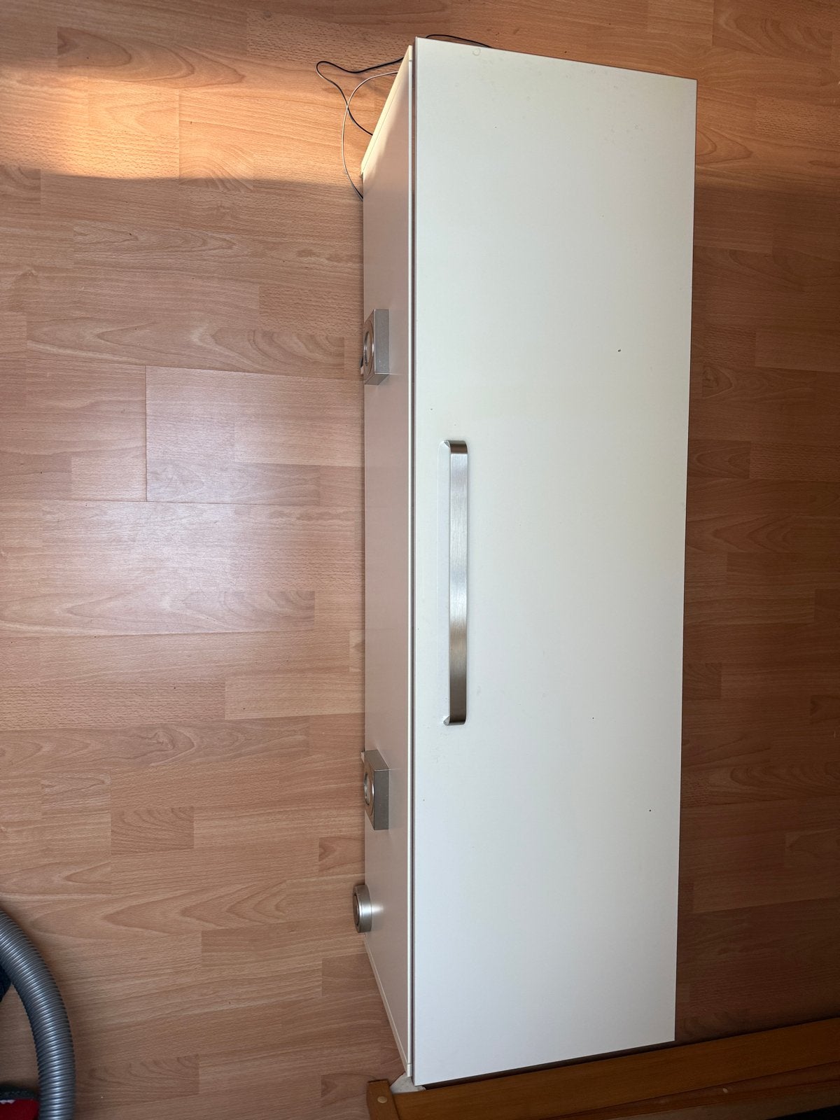 Bruynzeel keuken bovenkast met glasplaat en spots, Ophalen, Gebruikt, 100 tot 150 cm, Wit