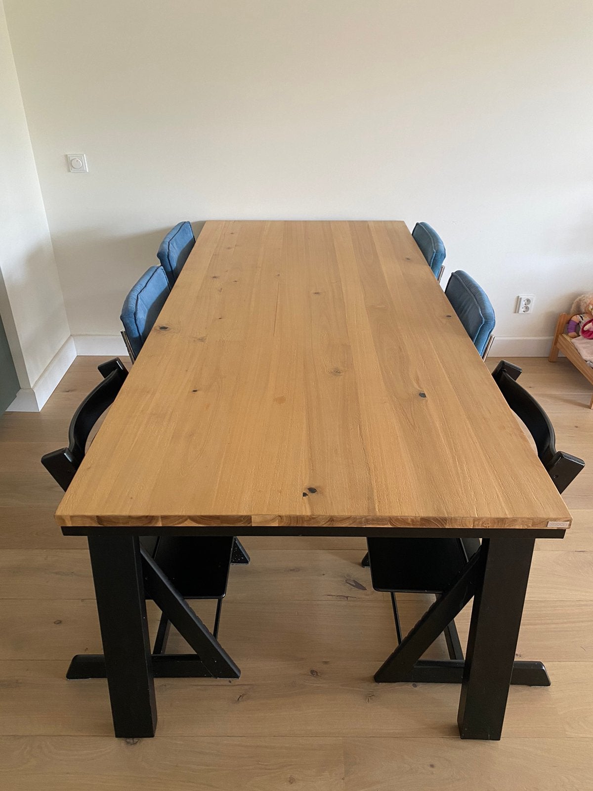 Xooon industriële eetkamer tafel, Huis en Inrichting, Tafels | Eettafels, Ophalen, 200 cm of meer, 50 tot 100 cm, Zo goed als nieuw