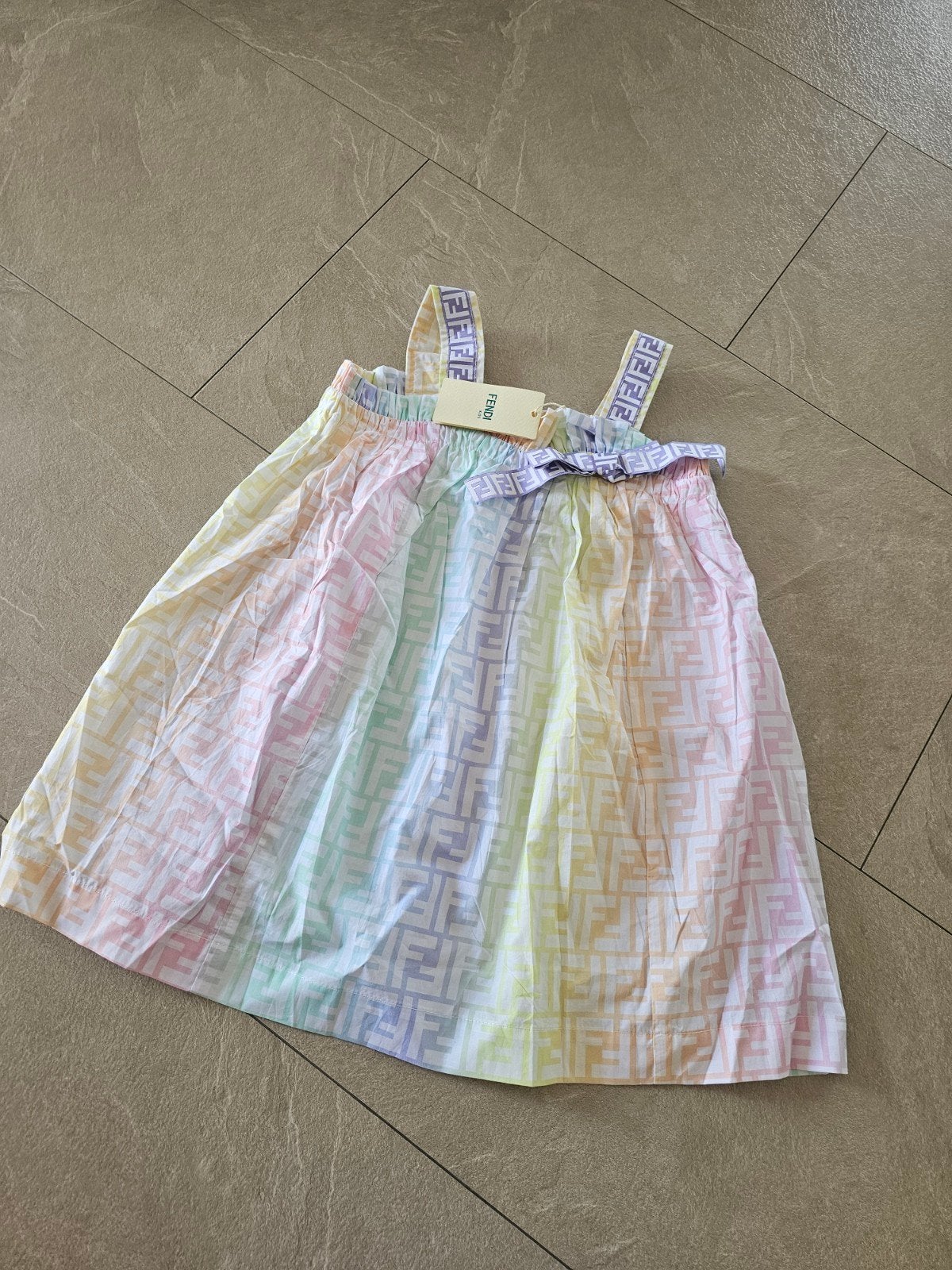 Meisjes nieuw fendi zomer jurk meisjes 116 122, Meisje, Fendi, Nieuw, Ophalen of Verzenden