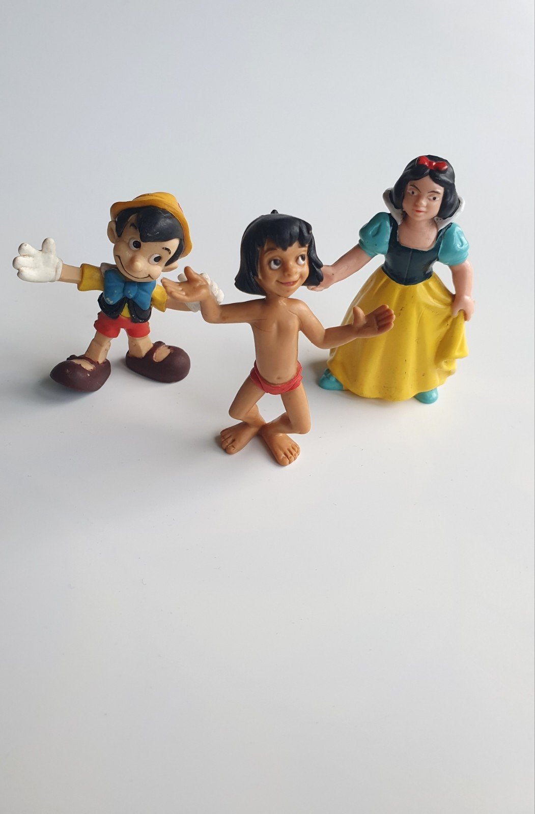 Disney Bullyland Figuren: Sneeuwwitje, Pinokkio, Mowgli, Verzamelen, Ophalen of Verzenden, Overige figuren, Zo goed als nieuw