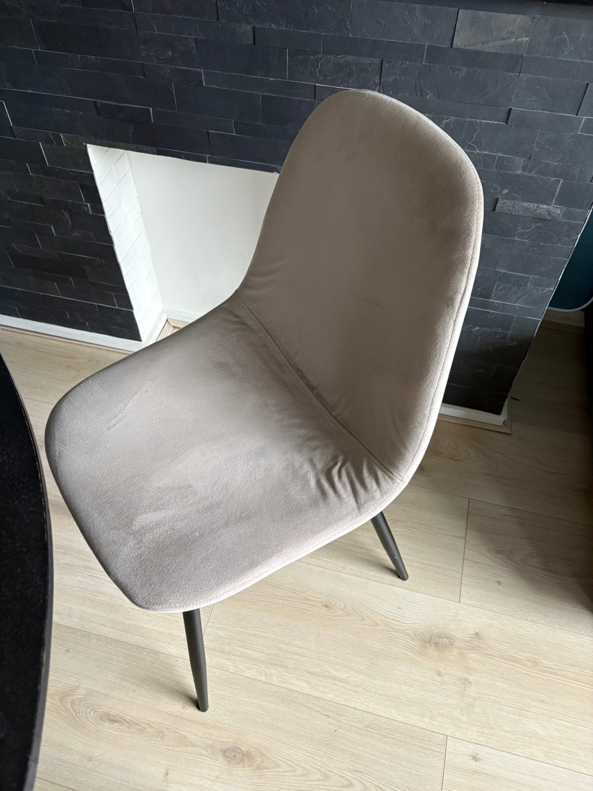 6 stoelen (15€ per stuk), Huis en Inrichting, Ophalen, Zo goed als nieuw, Grijs, Twee