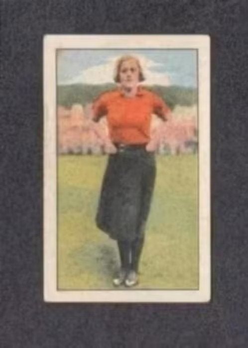 Albumplaatje Moos Korfbal 1932 (173)., Ophalen of Verzenden, Zo goed als nieuw