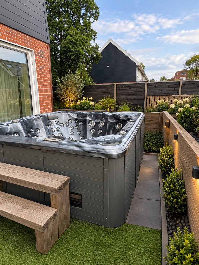 Luxe 7 persoons jacuzzi - Balboa 65 Jets met tv & speakers, Ophalen, Filter