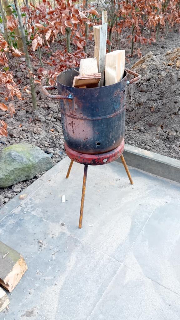 Vuurpot teraskachel, Ophalen