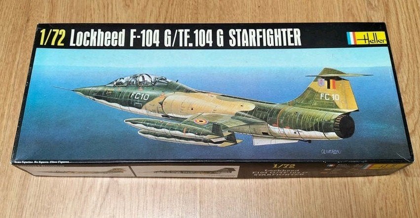 Heller, TF-104G starfighter, Hobby en Vrije tijd, Modelbouw | Vliegtuigen en Helikopters, 1:72 tot 1:144, Ophalen of Verzenden