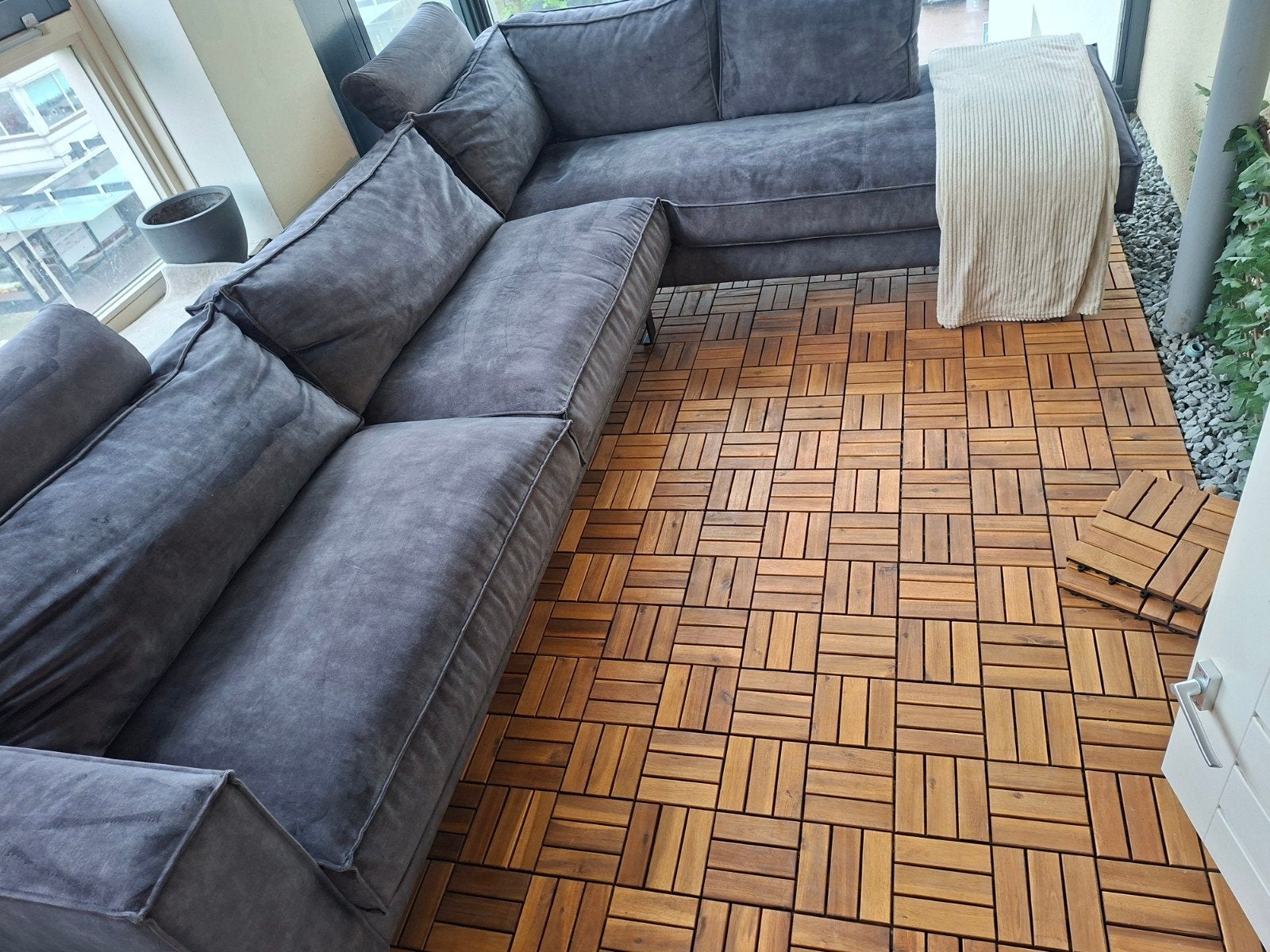 Hoekbank Tazzo Pronto wonen, Ophalen, Gebruikt, Stof