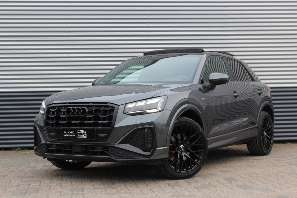 Audi Q2 35 TFSI 3x S-line| Panoramadak | B&O | Camera | Blac, Auto's, 4 cilinders, 150 pk, Bedrijf, Nieuw