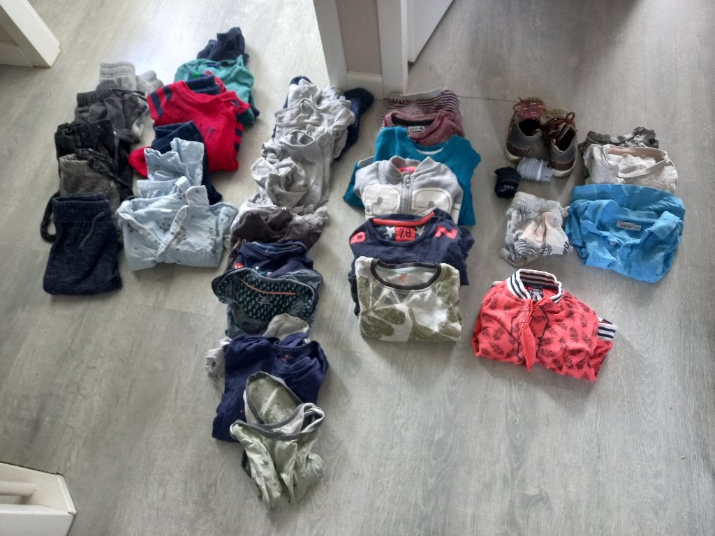 Babykleding maat 86 jongen pakket, Ophalen, Gebruikt, Jongetje