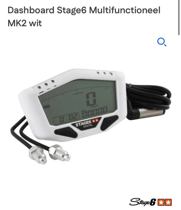 Gezocht, stage6 dashboard mk2, Ophalen of Verzenden, Nieuw, Koplamp, Piaggio
