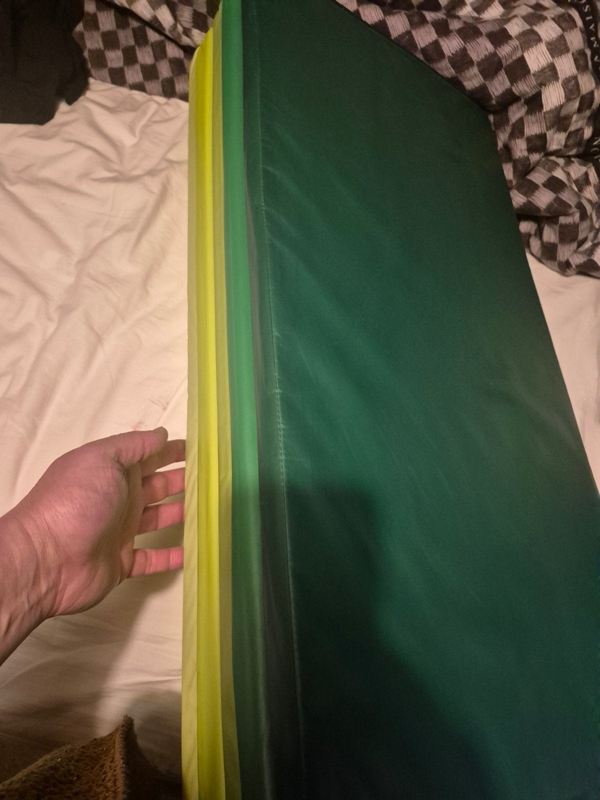 2 IKEA PLUFSIG Gymnastiekmat - Opvouwbaar en Kleurrijk, Ophalen of Verzenden, Gebruikt, Speelkleed