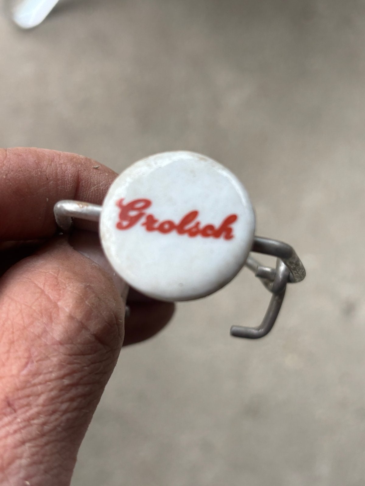 Grolsch porseleinen beugelflessluitingen - ca. 440 stuks, Ophalen of Verzenden, Gebruikt