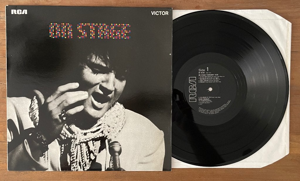 Elvis Presley - On Stage - UK, LP, Zo goed als nieuw, Verzenden, Pop
