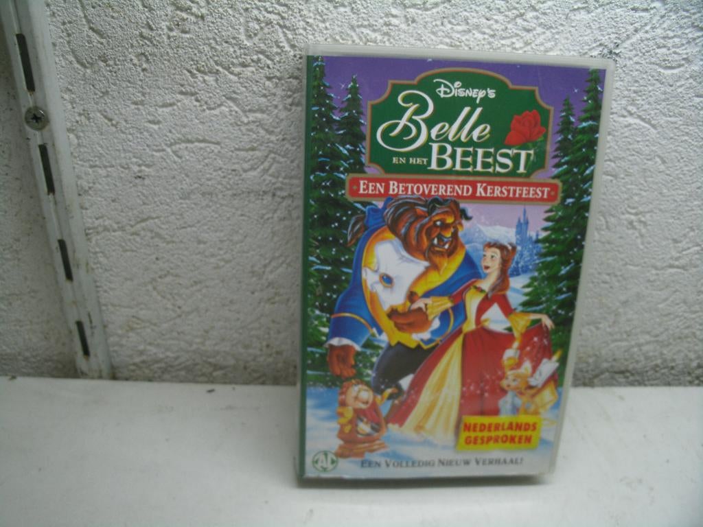 vhs 209a belle en het beest een betoverende kerstfeestje, Cd's en Dvd's, VHS | Kinderen en Jeugd, Alle leeftijden, Ophalen of Verzenden