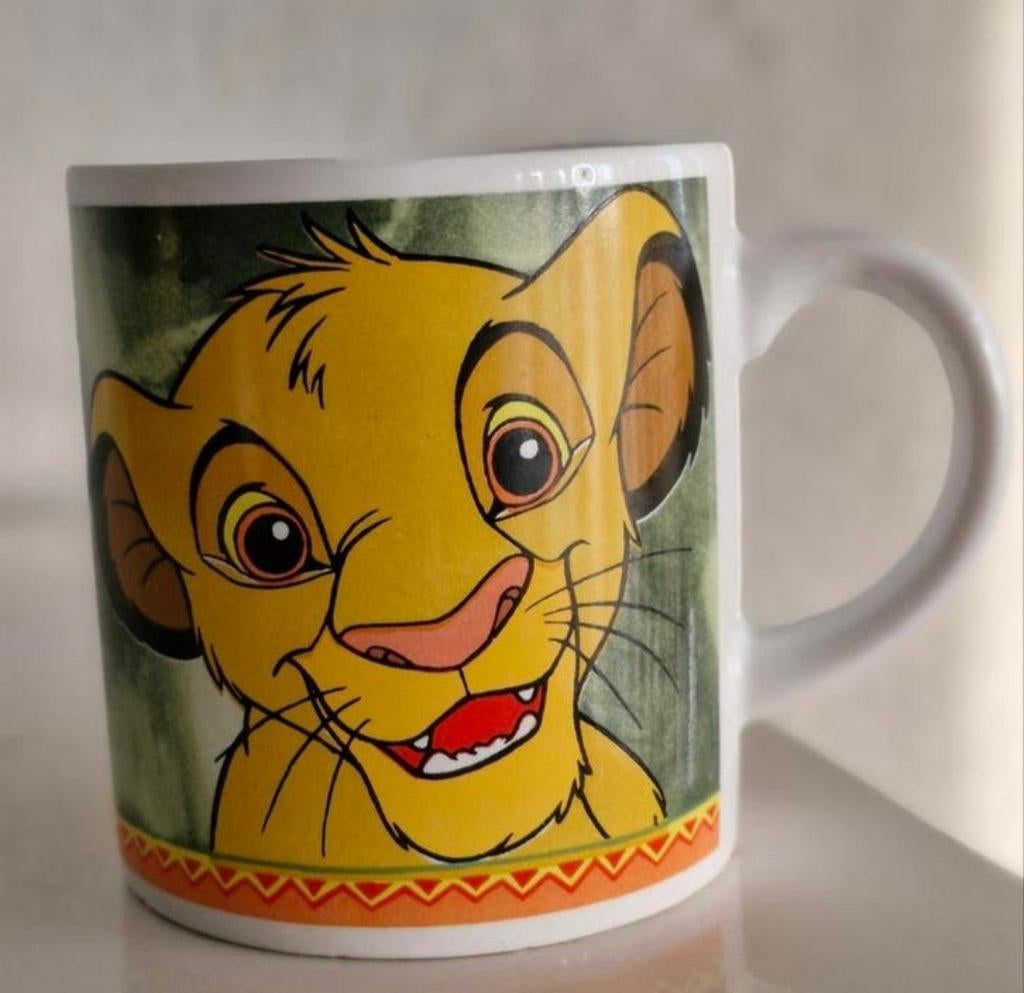 Disney Beker The Lion King, Ophalen of Verzenden, Zo goed als nieuw, Overige stijlen, Kop(pen) en/of Schotel(s)