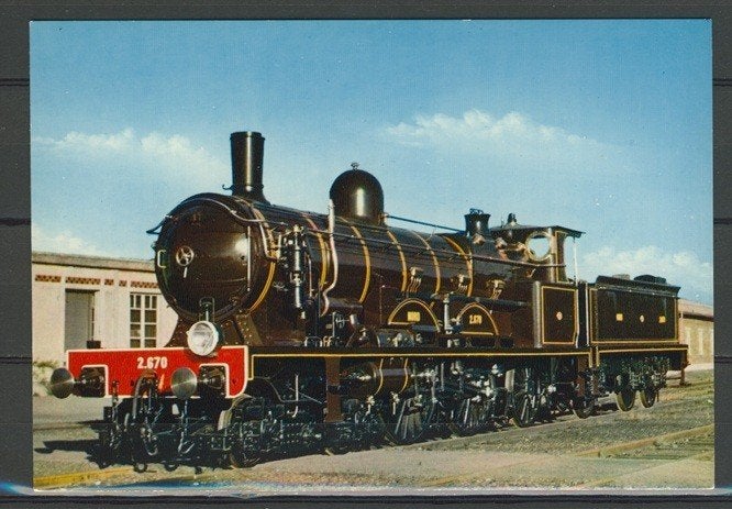 Stoom Locomotief Lok No. 2241  Foto-Ansichtkaart Trein t-184, Ophalen of Verzenden, Zo goed als nieuw, Trein, Kaart of Prent