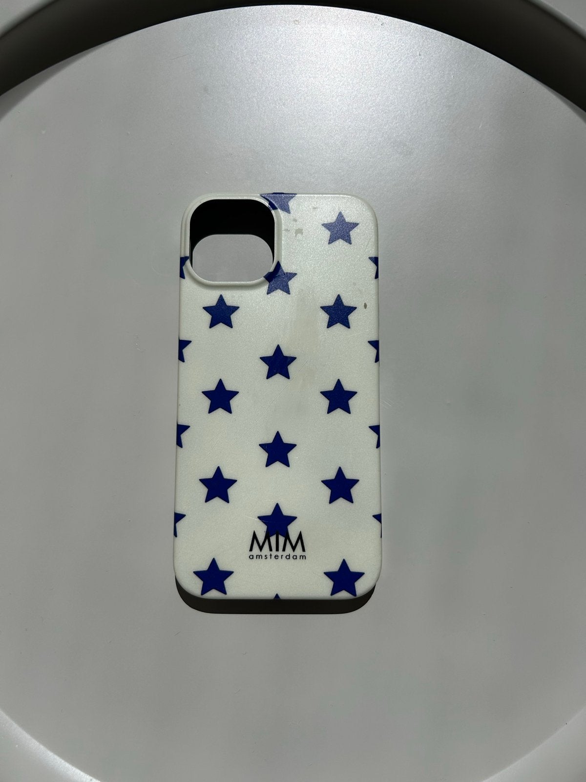 MIM Amsterdam iPhone hoesje met sterrenpatroon, Kunststof, Overige merken, Hoesje of Tasje, Ophalen of Verzenden