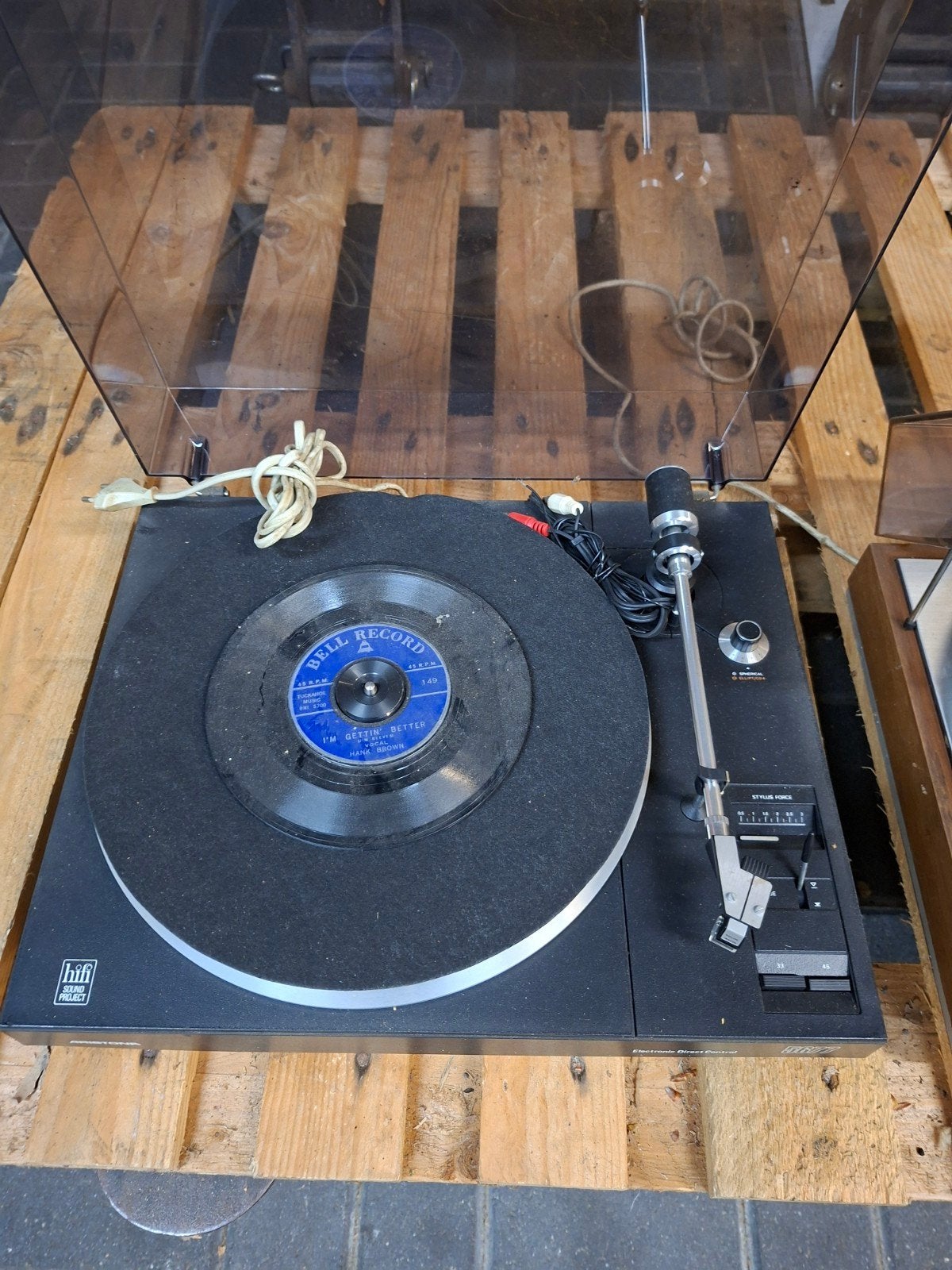Twee Vintage Platenspelers: Ariston 5677 & Philips 308, Ophalen