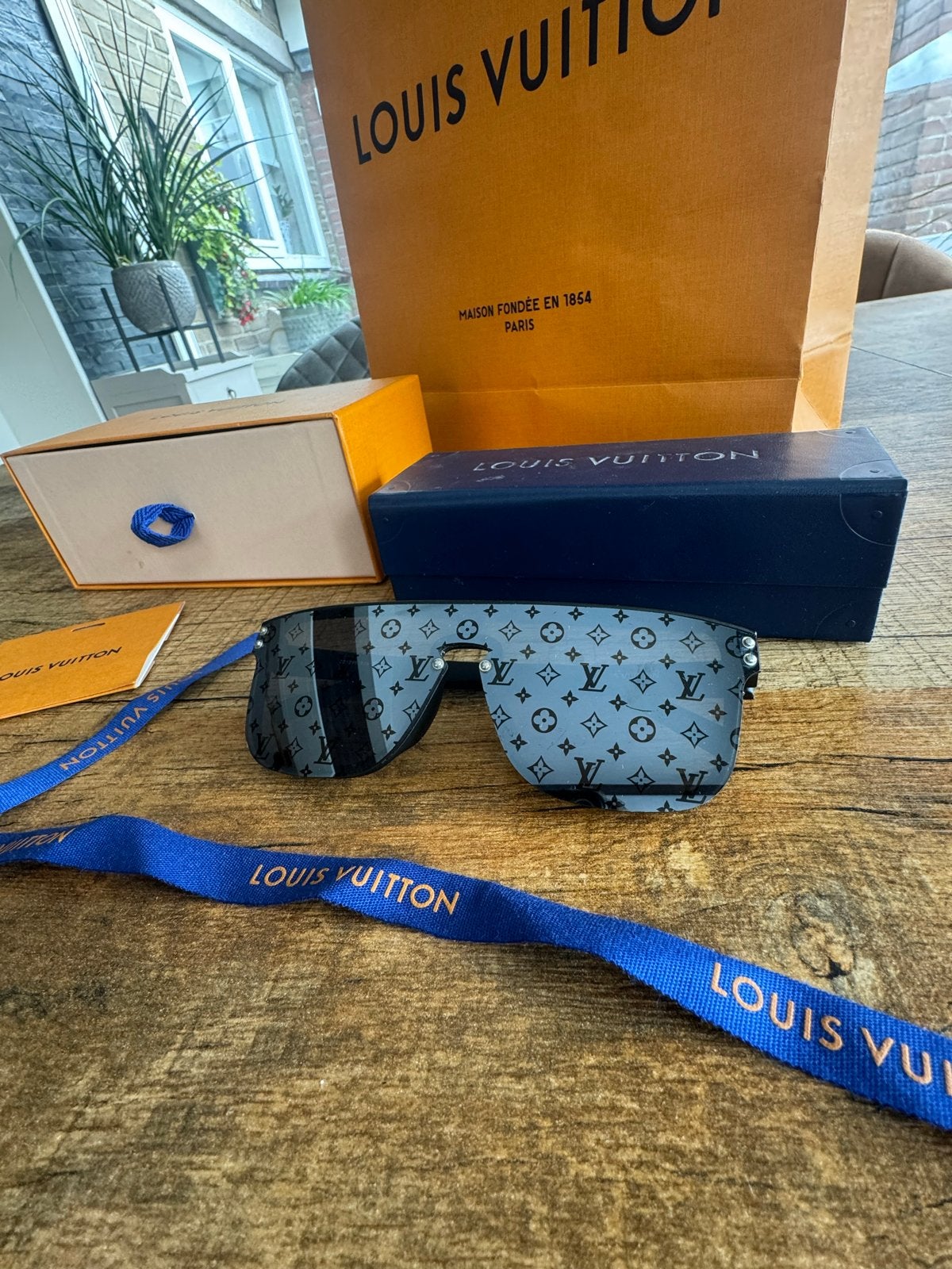 Louis Vuitton Waimea Zonnebril - Zwart met Monogram, Overige merken, Zonnebril, Zwart, Ophalen of Verzenden