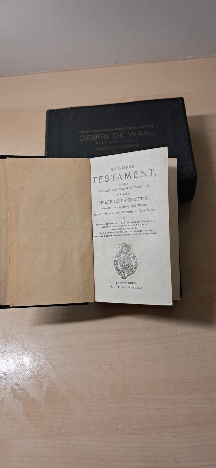 Het Nieuwe Testament - A. Jongbloed (1848), Antiek en Kunst, Ophalen of Verzenden, A. Jongbloed