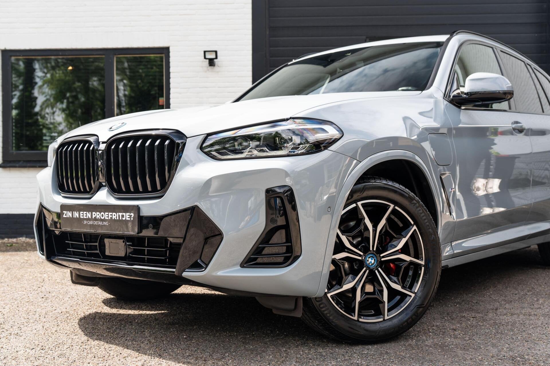 BMW X3 XDrive30e M-sport Brooklyn Grau 360 Pano HUD Trekhaak, Automaat, 1998 cc, Gebruikt, Zwart