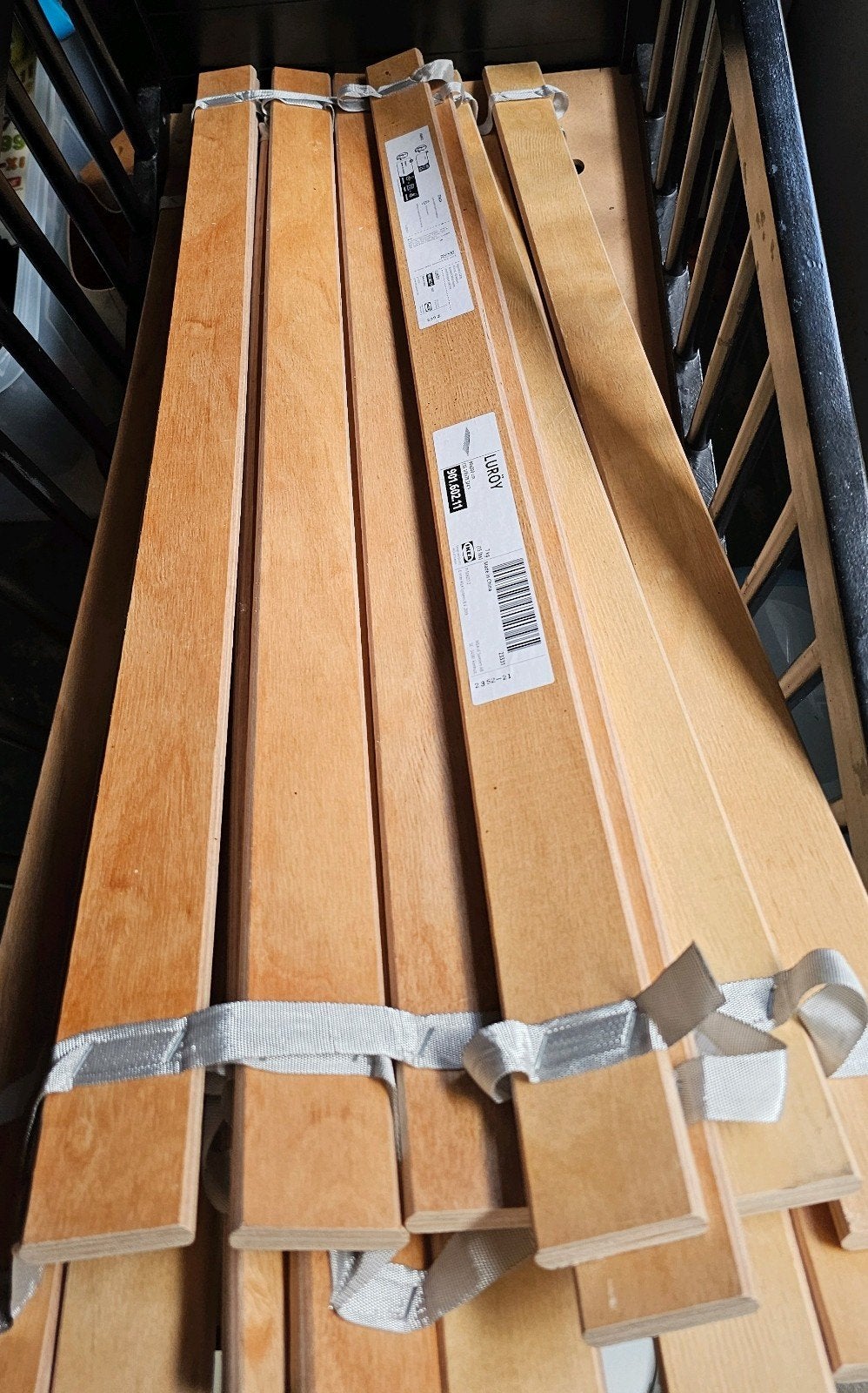 IKEA LURÖY Lattenbodem 90x200 cm, Ophalen, 90 cm, Nieuw, 200 cm