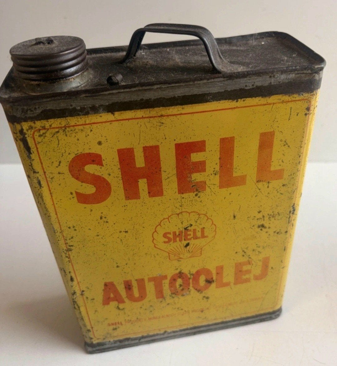 Vooroorlogs Shell olieblik 1930 Tsjechisch Shell Praag, Verzamelen, Ophalen of Verzenden