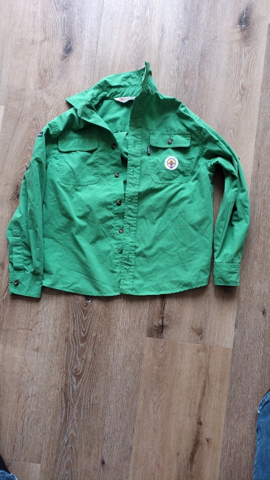 Scouting blouse maat 146 - Scoutfit, Gebruikt, Jongen of Meisje, Overhemd of Blouse, Ophalen of Verzenden