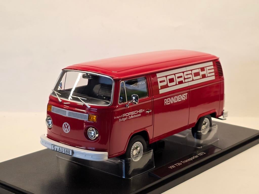 KK Scale VW T2b Transporter Porsche 1:18, Hobby en Vrije tijd, Modelauto's | 1:18, Overige merken, Auto, Nieuw, Ophalen of Verzenden