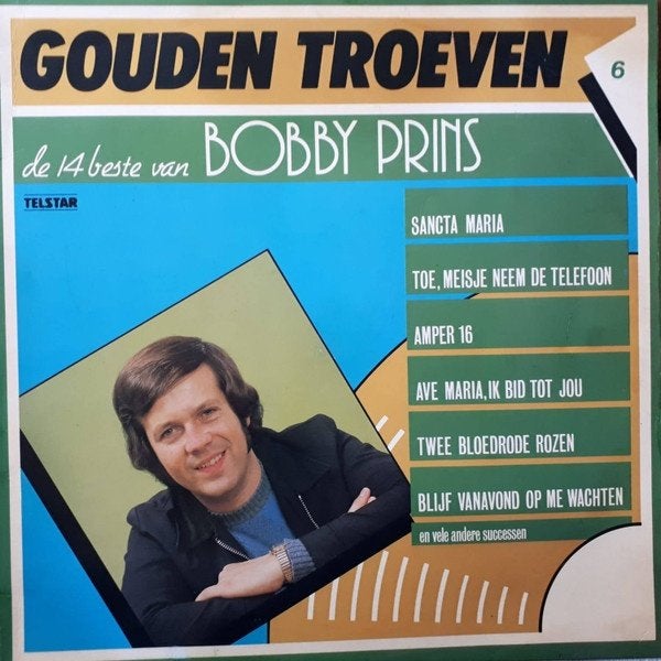 Telstar L.P. (1984) Bobby Prins - De 14 Beste van ..., Cd's en Dvd's, LP, Gebruikt, Ophalen of Verzenden, Levenslied of Smartlap