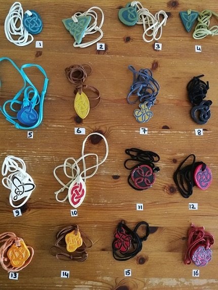 ketting keltisch keramiek diverse uitvoeringen, Ophalen, Nieuw, Overige kleuren, Overige materialen