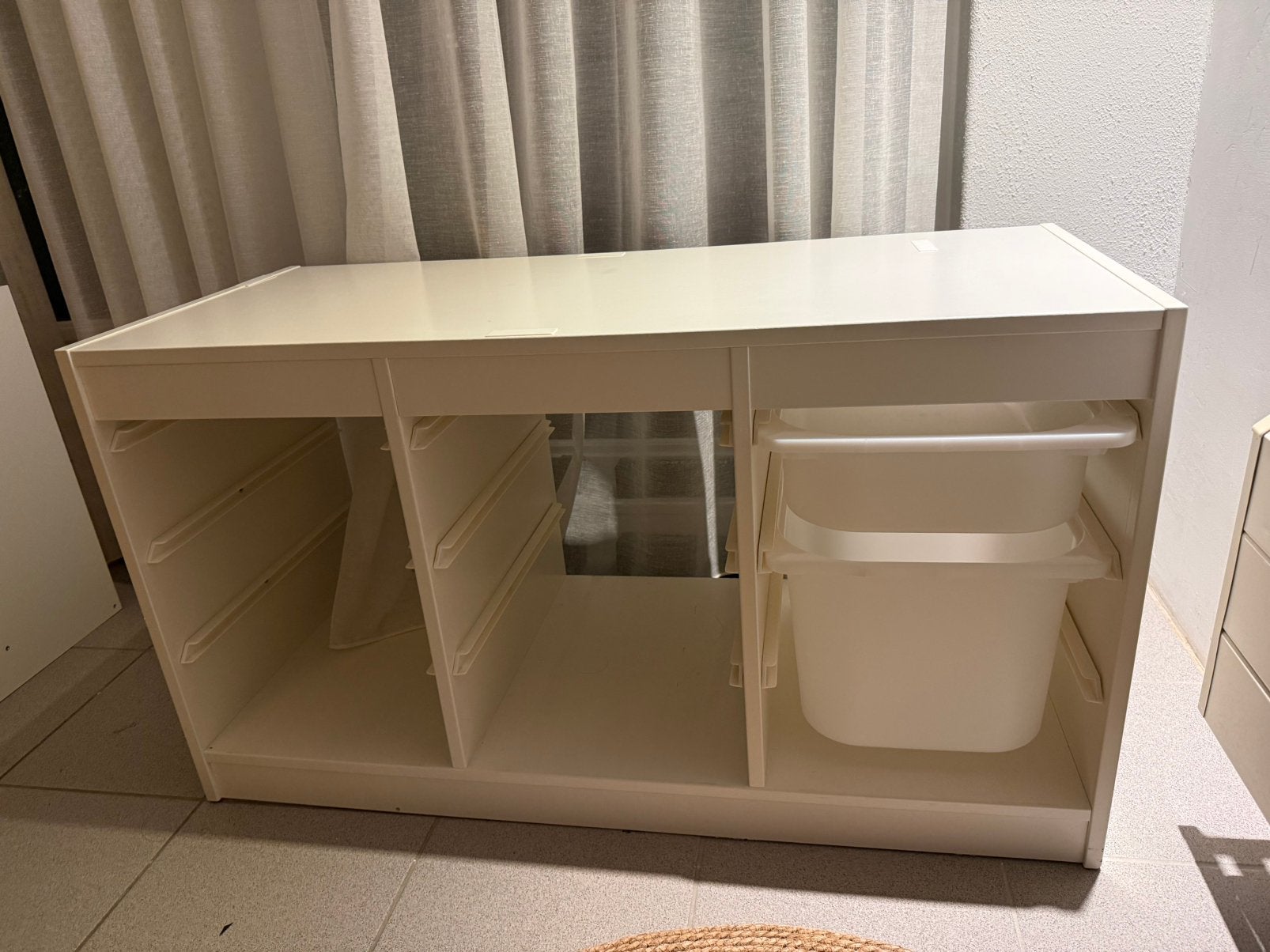 IKEA Trofast incl. 2 opbergbakjes, Ophalen, Zo goed als nieuw, 75 tot 100 cm, Minder dan 50 cm