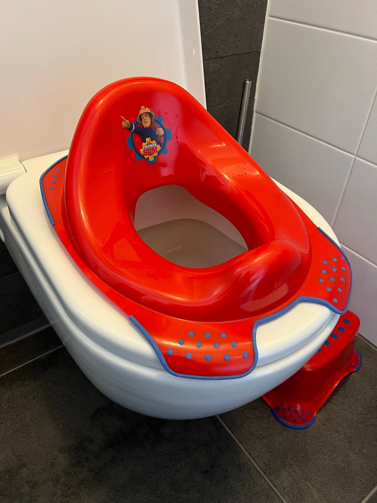 Wc bril verkleiner Brandweerman Sam - Gratis af te halen, Kinderen en Baby's, Ophalen of Verzenden, Gebruikt