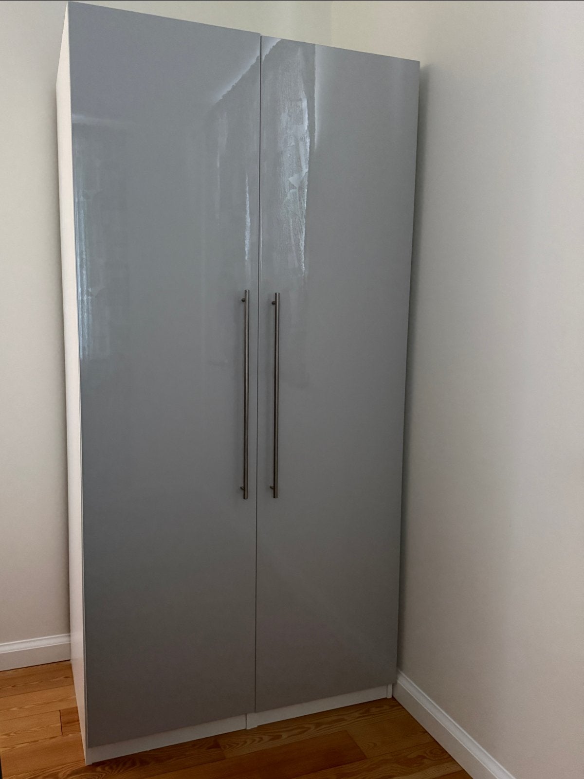 IKEA PAX kledingkast met FARDAL hoogglans deuren, Ophalen, Overige materialen, Gebruikt, 200 cm of meer