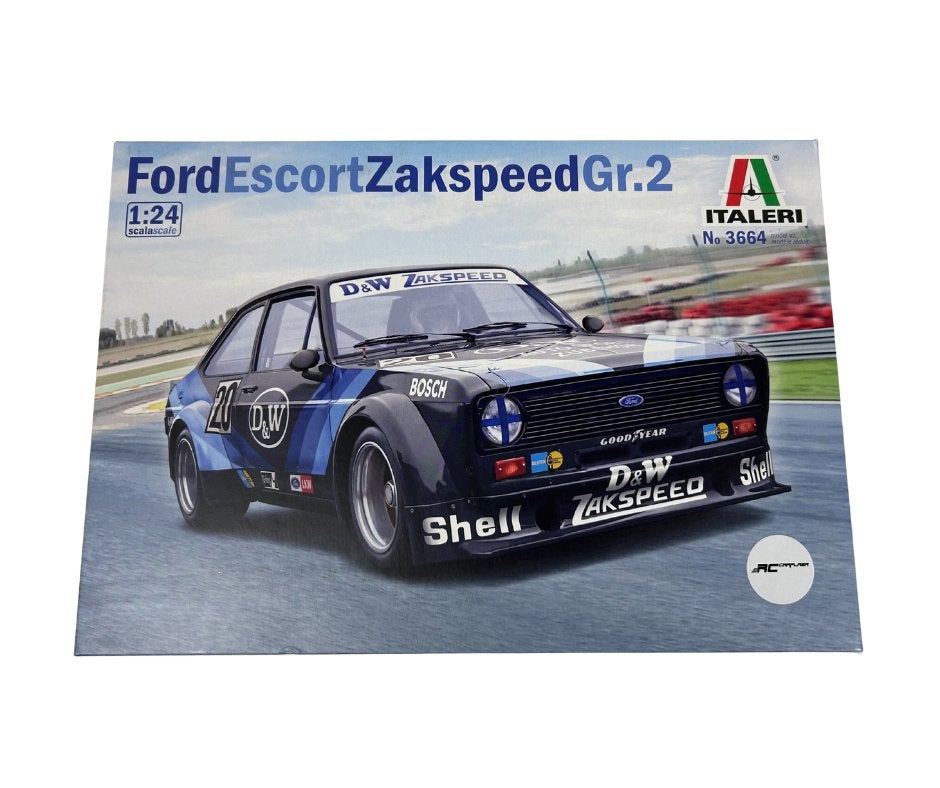 Italeri Ford Escort Zakspeed Gr. 2 ITA-3664, Hobby en Vrije tijd, Modelbouw | Auto's en Voertuigen, Groter dan 1:32, Nieuw, Ophalen of Verzenden