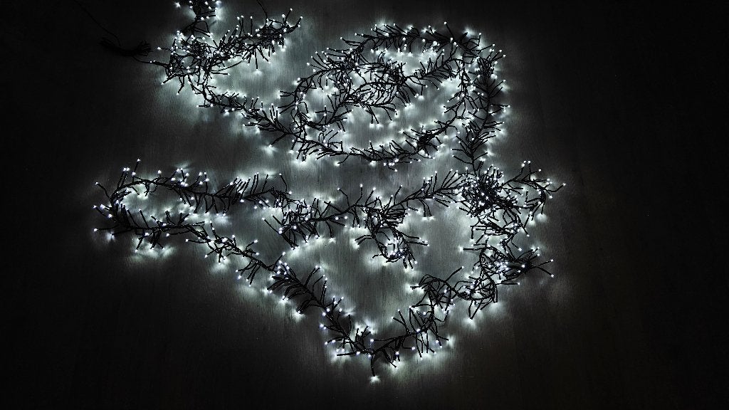 Kerst Clusterverlichting! 1152 LED! Wit/Blauw! NIEUW!, Diversen, Ophalen of Verzenden, Nieuw