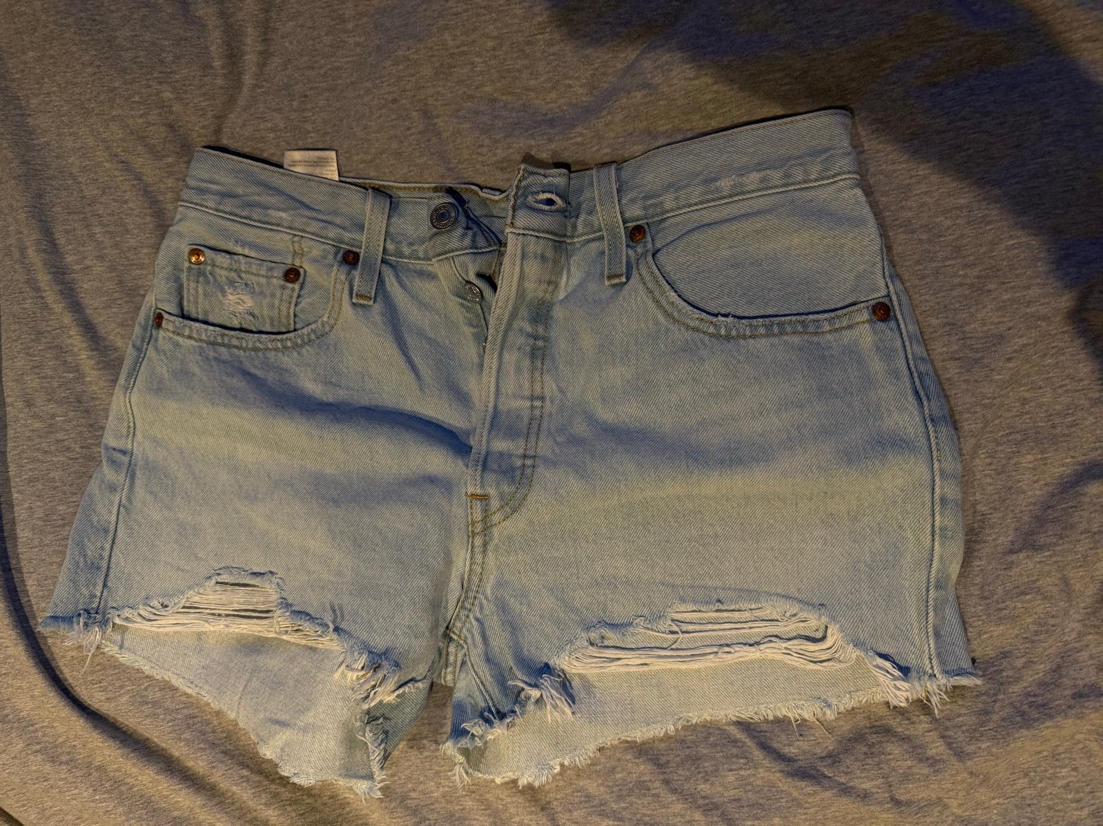 Levi's 501 Premium denim shorts - W28, Ophalen of Verzenden, Zo goed als nieuw, Blauw, W28 - W29 (confectie 36)