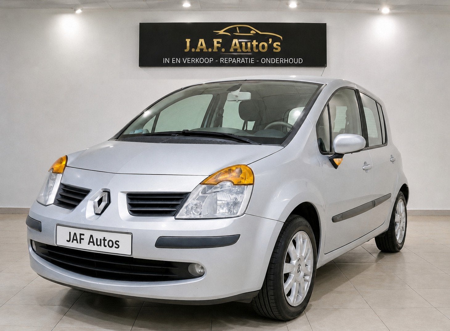 Renault  Modus 1.4-16V Airco Nieuwe APK zuinig !, Auto's, Renault, Voorwielaandrijving, 15 km/l, 4 cilinders, 49 €/maand