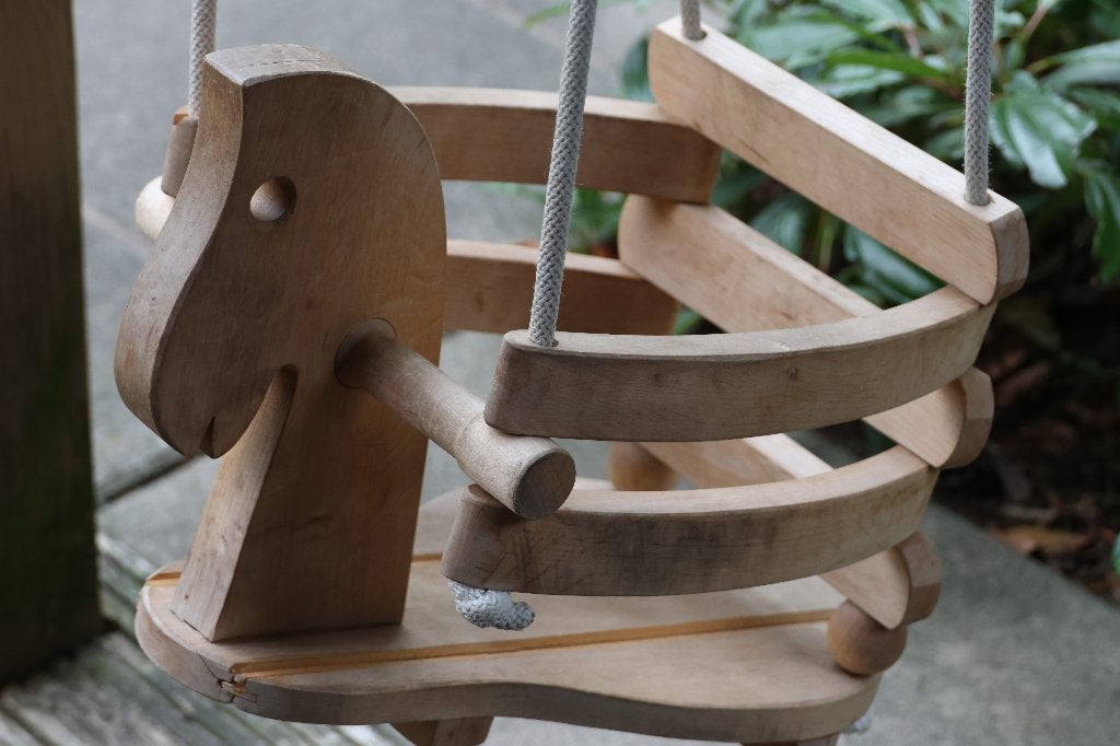 Te koop: Mooie houten schommel, Ophalen, Zo goed als nieuw, Schommel