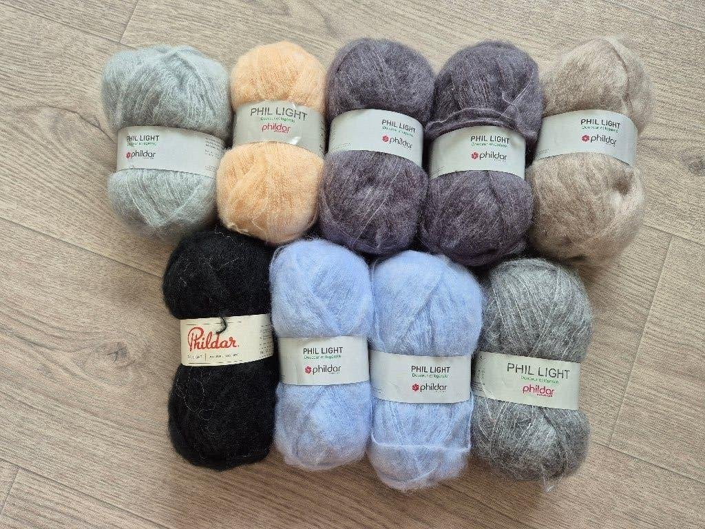 Phildar Phil Light - 9x, Ophalen of Verzenden, Nieuw, Breien of Haken, Wol of Garen