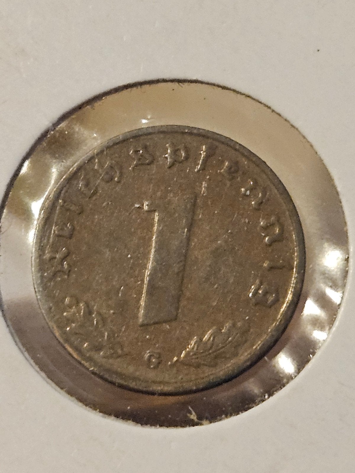 1 Reichspfennig 1937 G, Ophalen of Verzenden, Duitsland, Losse munt