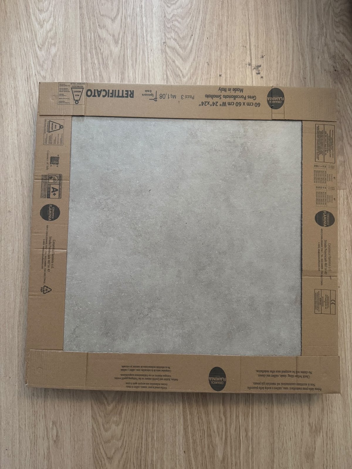 restpartij keramische vloertegels 60x60 cm - Nieuw in doos, Doe-het-zelf en Verbouw, Ophalen, 60 cm of meer, Keramiek, Nieuw