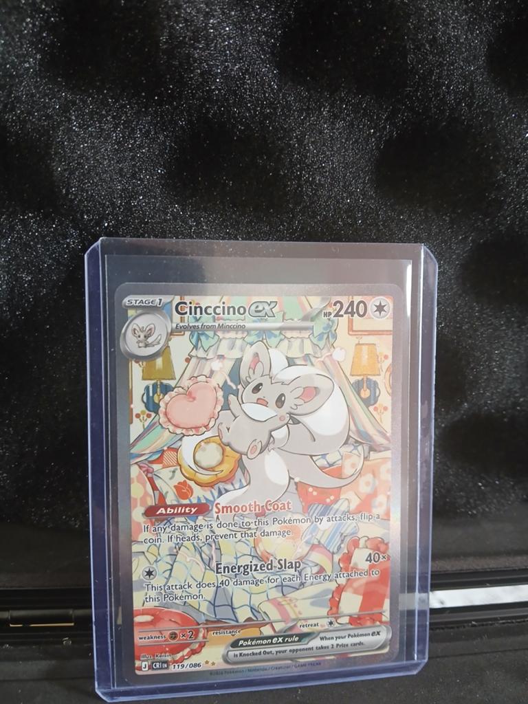 Cinccino ex 119 Chaos Rising Pokémon Kaart, Hobby en Vrije tijd, Verzamelkaartspellen | Pokémon, Ophalen, Zo goed als nieuw, Losse kaart