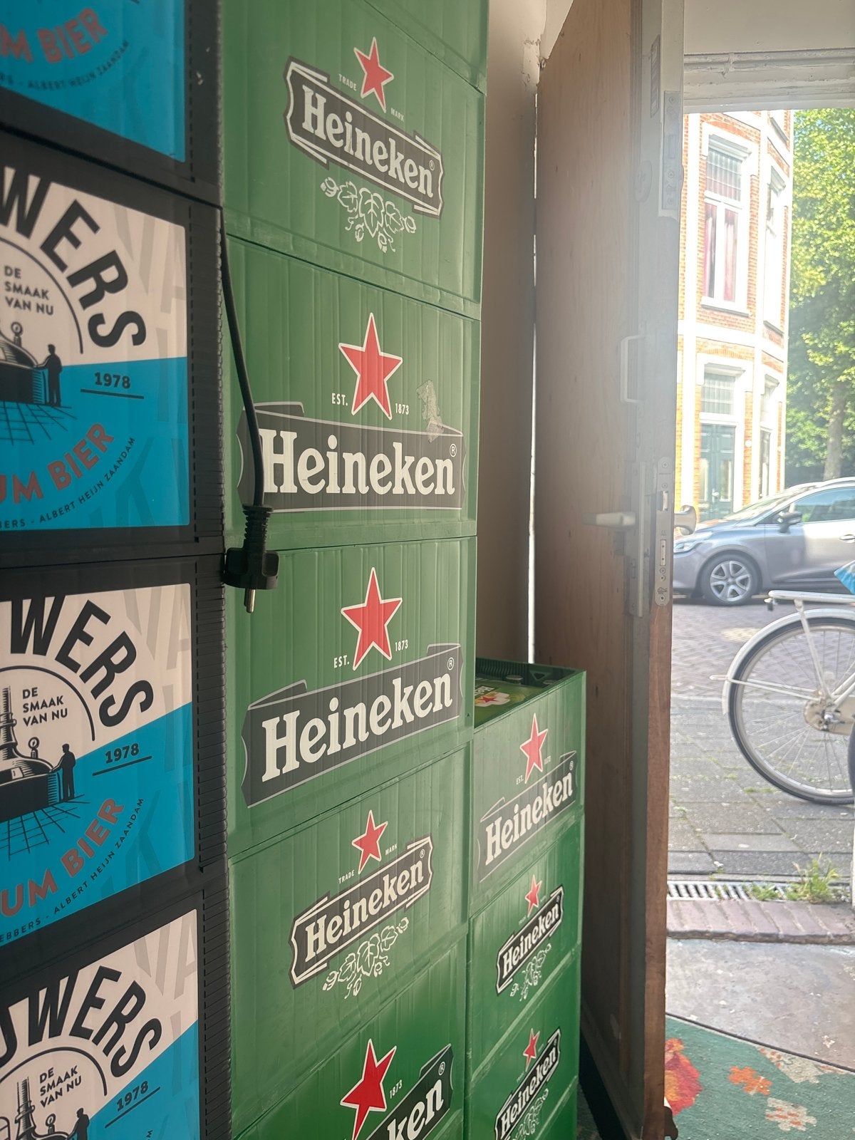 Heineken Bierkratten - Decoratie of Opslag, Ophalen, Gebruikt, Verpakking