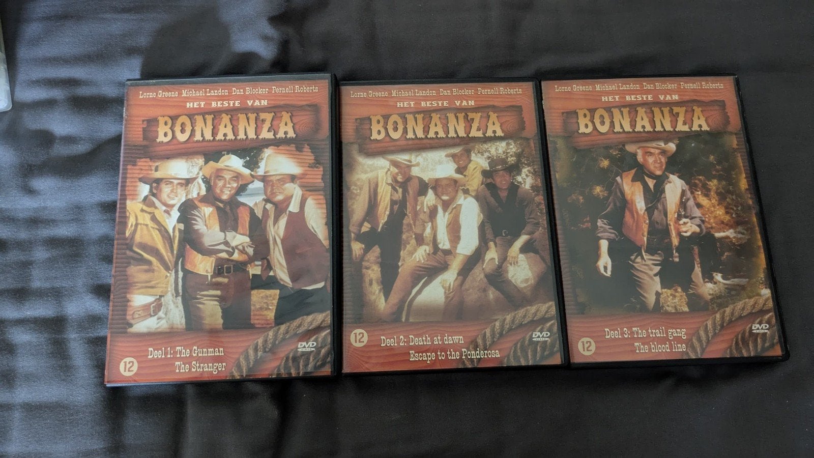 Bonanza DVD Boxset - Het Beste van Bonanza (3 DVD's), Nederlands, Ophalen of Verzenden, Vanaf 12 jaar, Inclusief doosje