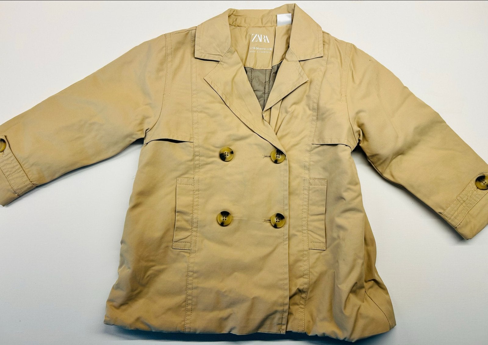 Zara Trenchcoat voor baby's (18-24 maanden), Ophalen of Verzenden, Zo goed als nieuw, Jongen of Meisje