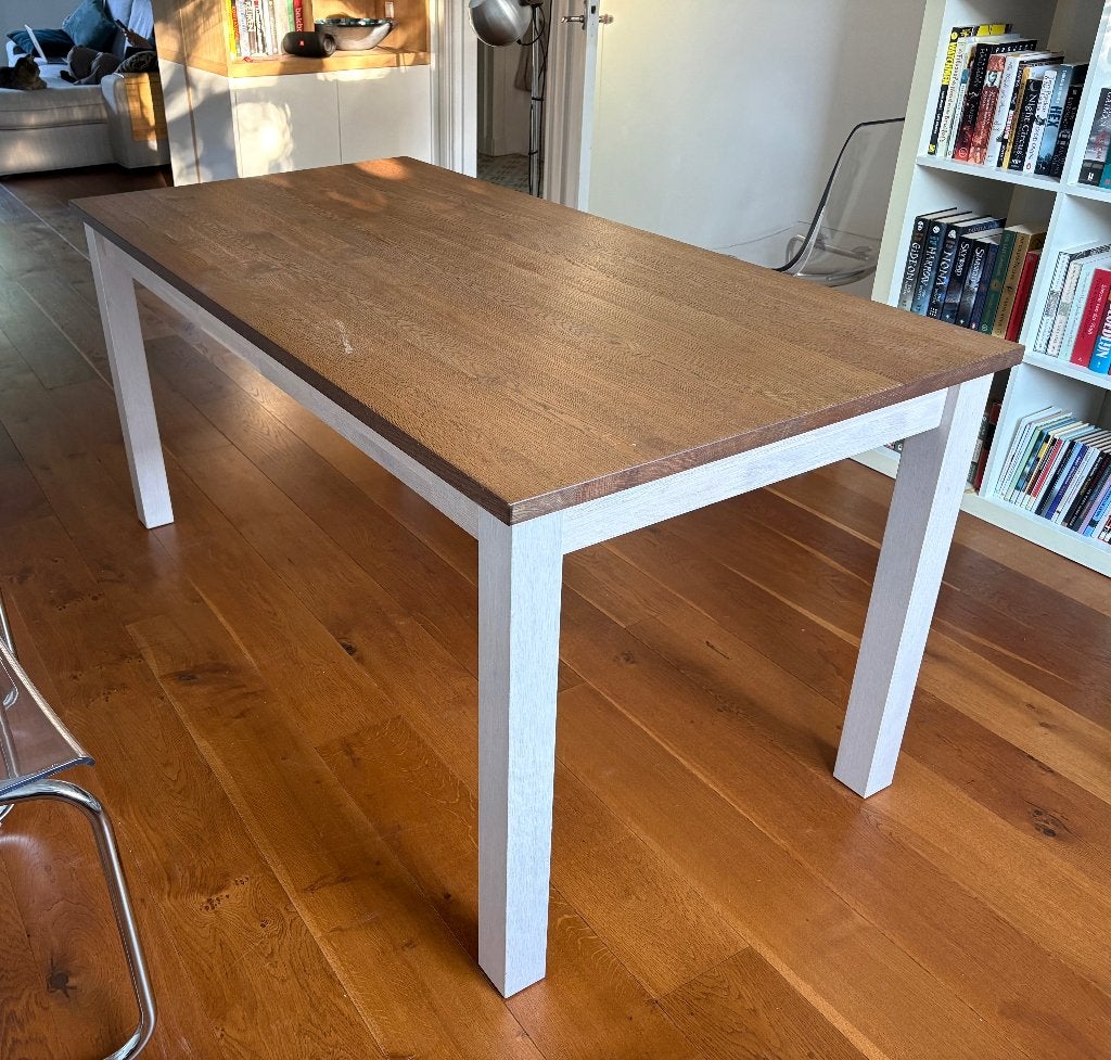 Ikea Houten Eettafel, Huis en Inrichting, Tafels | Eettafels, Ophalen, Eikenhout, 50 tot 100 cm, Zo goed als nieuw